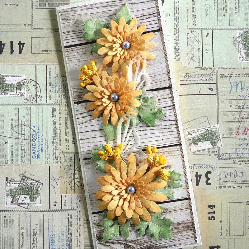 Juego de 7 troqueles florales Elizabeth Craft