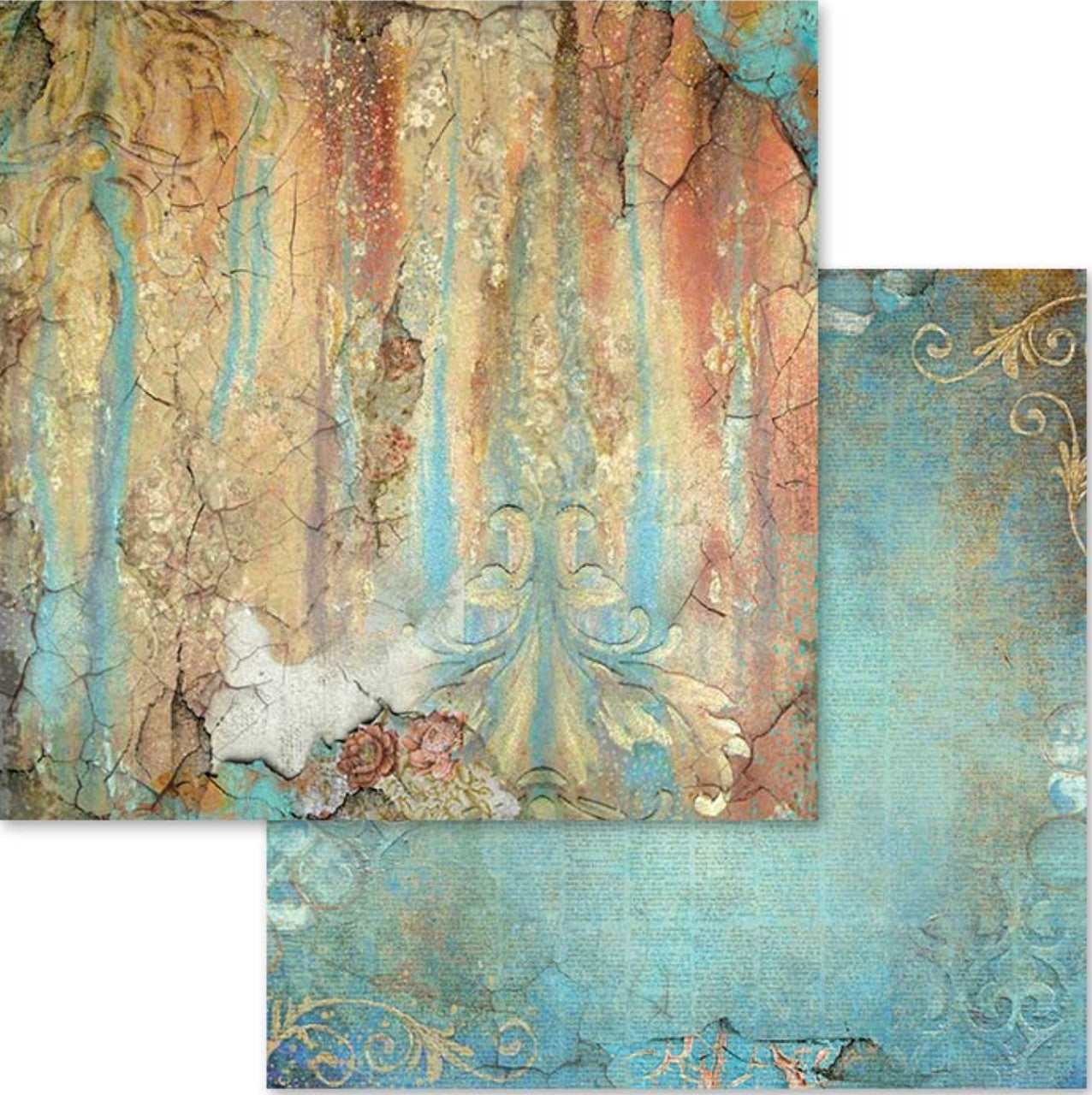 Stamperia Time Is An Illusion Paper Pack 12 x 12