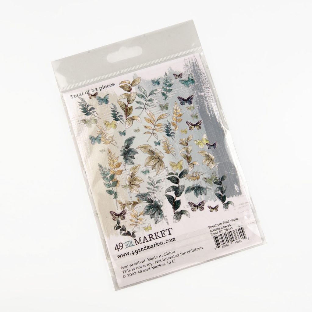 49 & Market Spectrum Sherbet - Tidal Wave Acetate Leaves