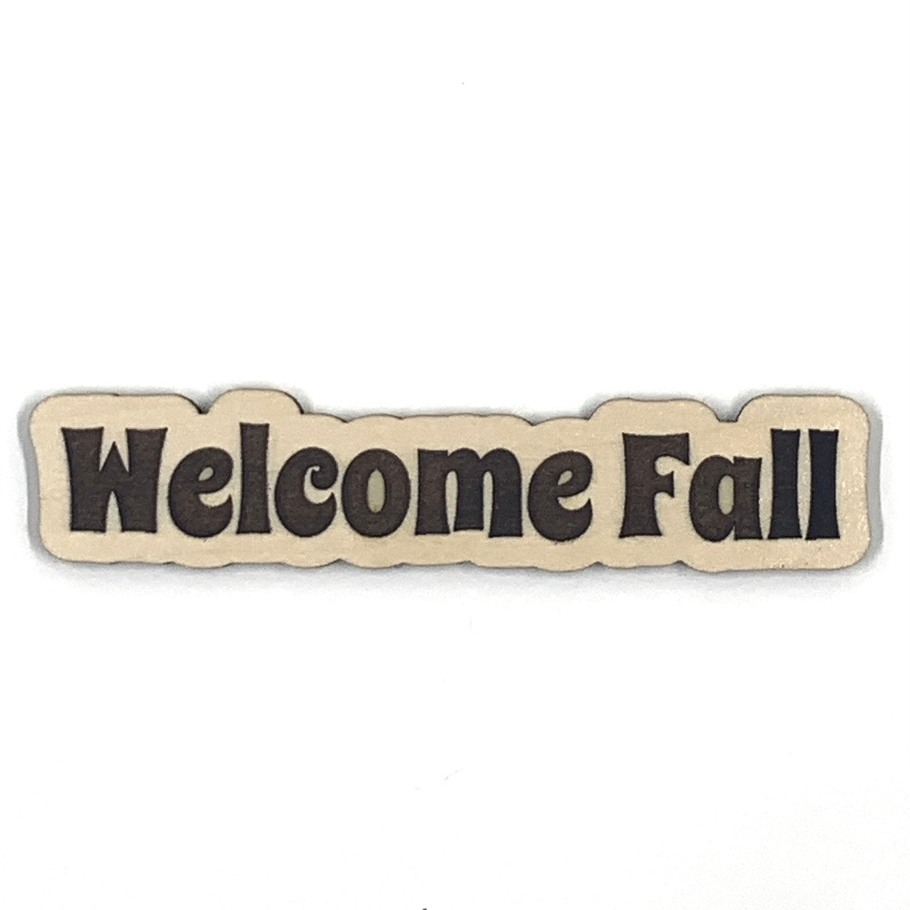 Welcome Fall Wooden Embellishment