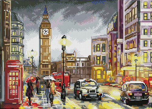 Diamond Dotz SQUARES London Scene