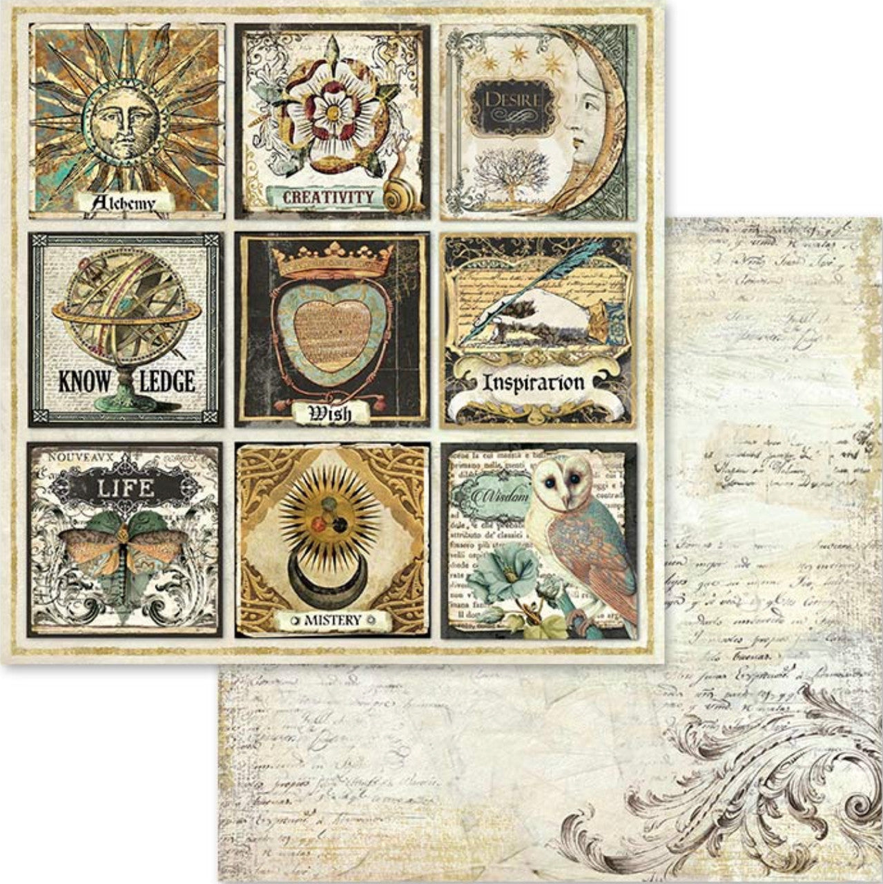Stamperia Alchemy Paper Pack 12” x 12”