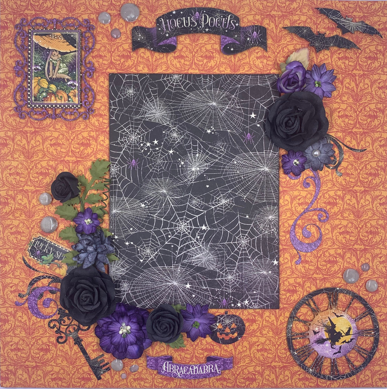 Diseño de 2 páginas de Hocus Pocus (clase virtual 31)