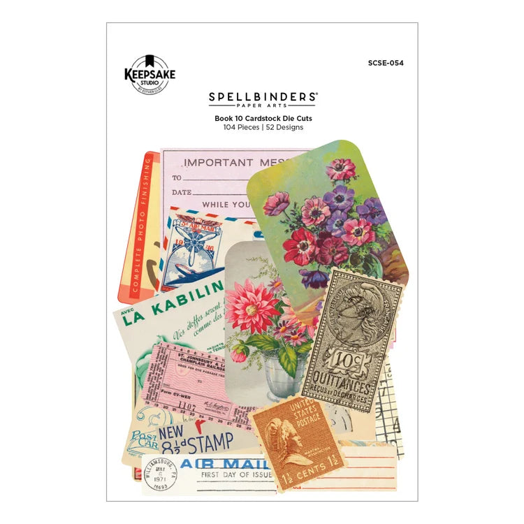 Keepsake Studio Book 10 Cardstock Die Cuts by Esther Glas