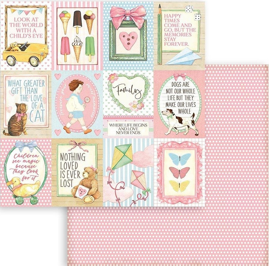 Stamperia Double Face 12” x 12” Paper Collection - DayDream