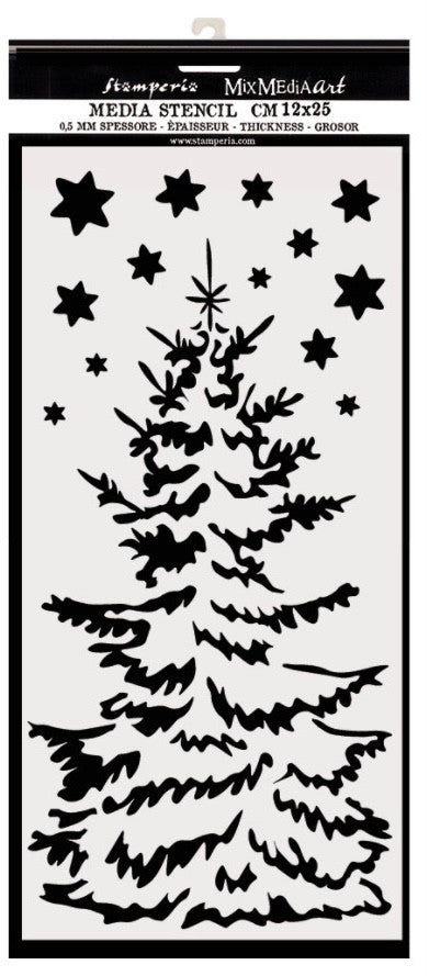 Pine Tree Stencil 2