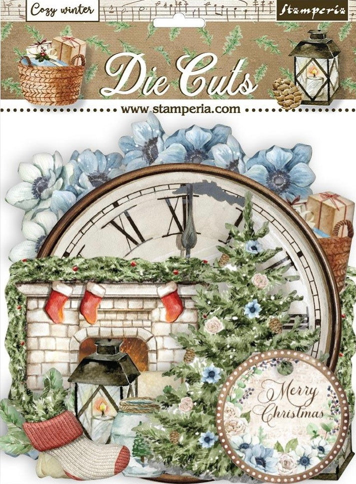 Stamperia Die Cuts - Invierno romántico y acogedor