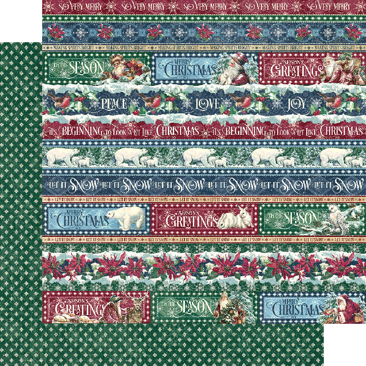 Graphic 45 Let It Snow 12” x 12” Collection Pack