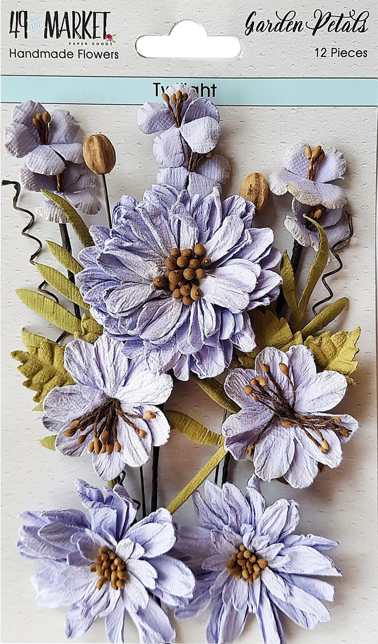 49 y Market Garden Pétalos Crepúsculo Flores