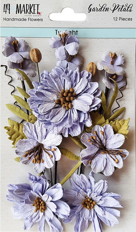 49 y Market Garden Pétalos Crepúsculo Flores