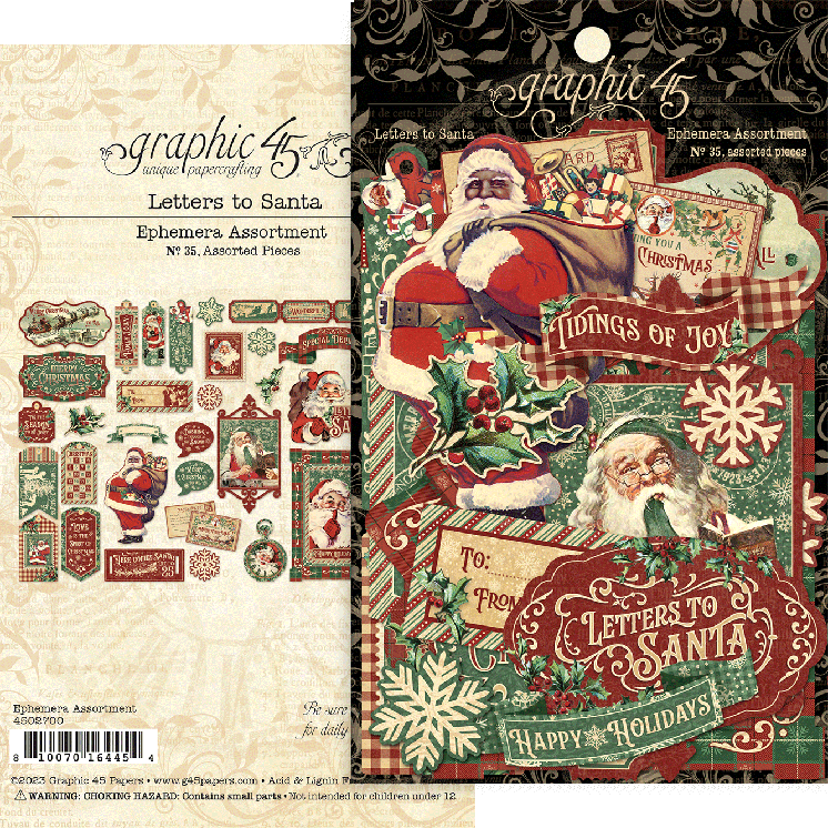 The Magic of Christmas Ephemera Die Cut Embellishment