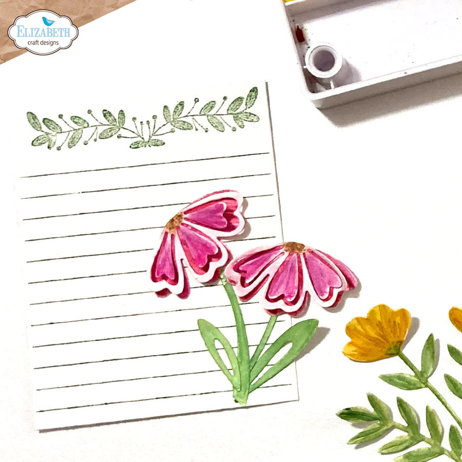 Elizabeth Craft Designs Everyday Elements Bloom stempelset