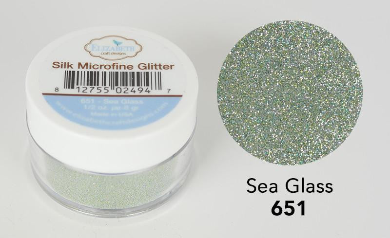 Elizabeth Craft Designs Zijde Microfijne Glitter - Zeeglas 0,5 oz