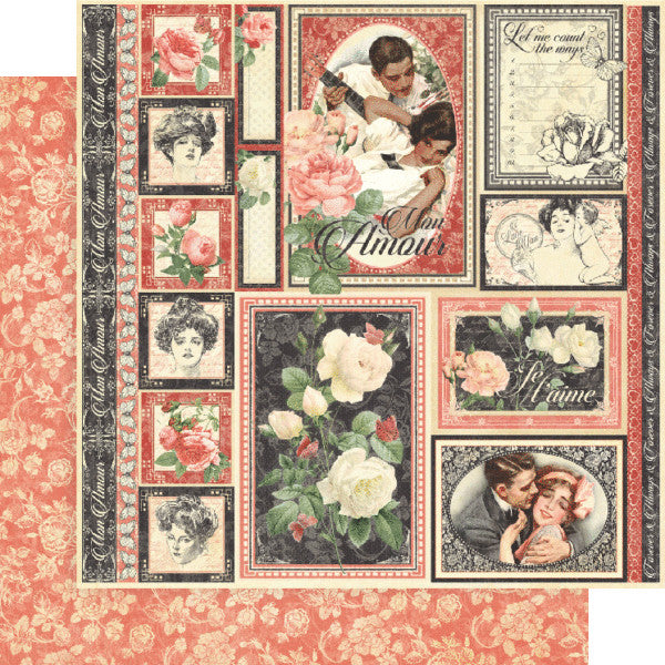 Graphic 45 Mon Amour 12” x 12” Deluxe Collector's Edition