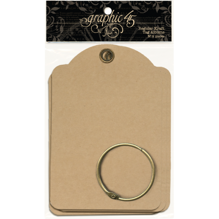 Graphic 45 Regular Kraft Tags - Kreative Kreations