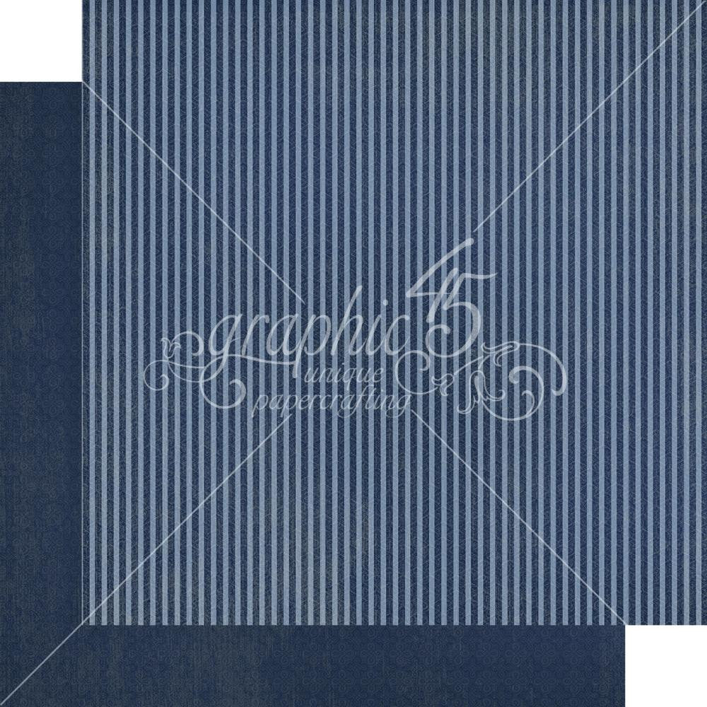 Graphic 45 Blossom 12” x 12” Patterns and Solids Paper Pad