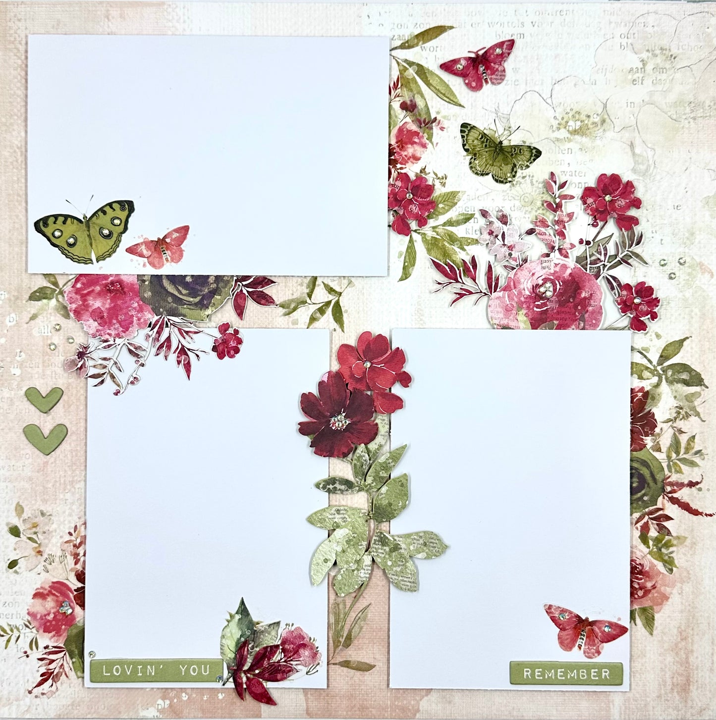 Sweet Heart 2-Page Layout (Club Kit 130)