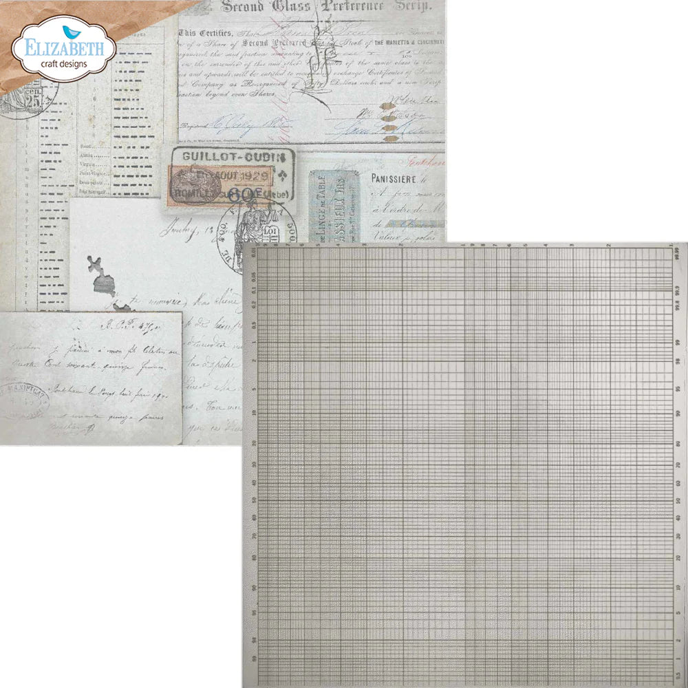 Elizabeth Craft Designs Backgrounds Volume 5 12” x 12” Paper Pack