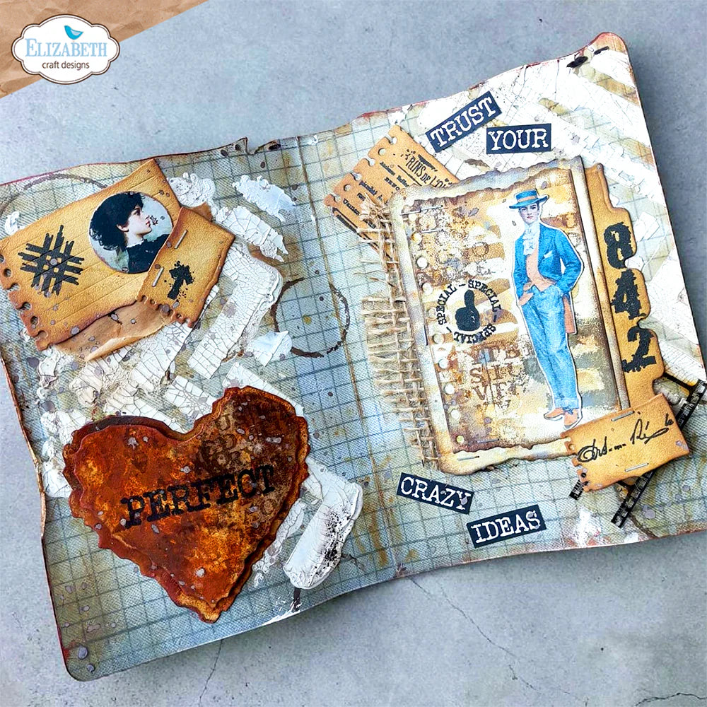 Elizabeth Craft Designs Perfectly Imperfect Stamp Set