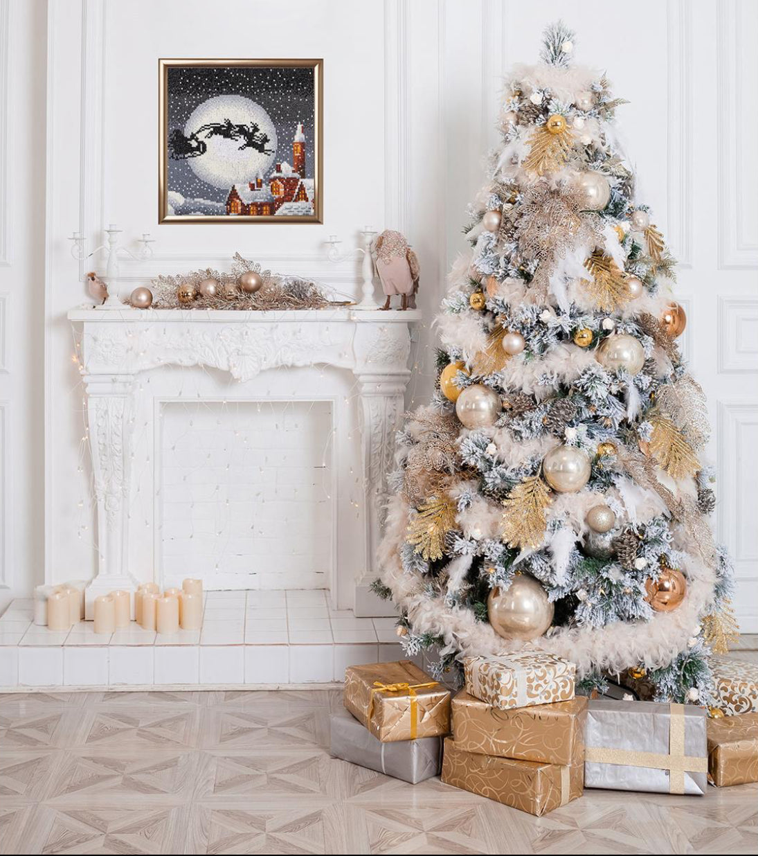 Diamond Art Holiday Santa’s Sleigh