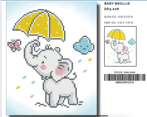 Diamond Dotz Baby Brollie