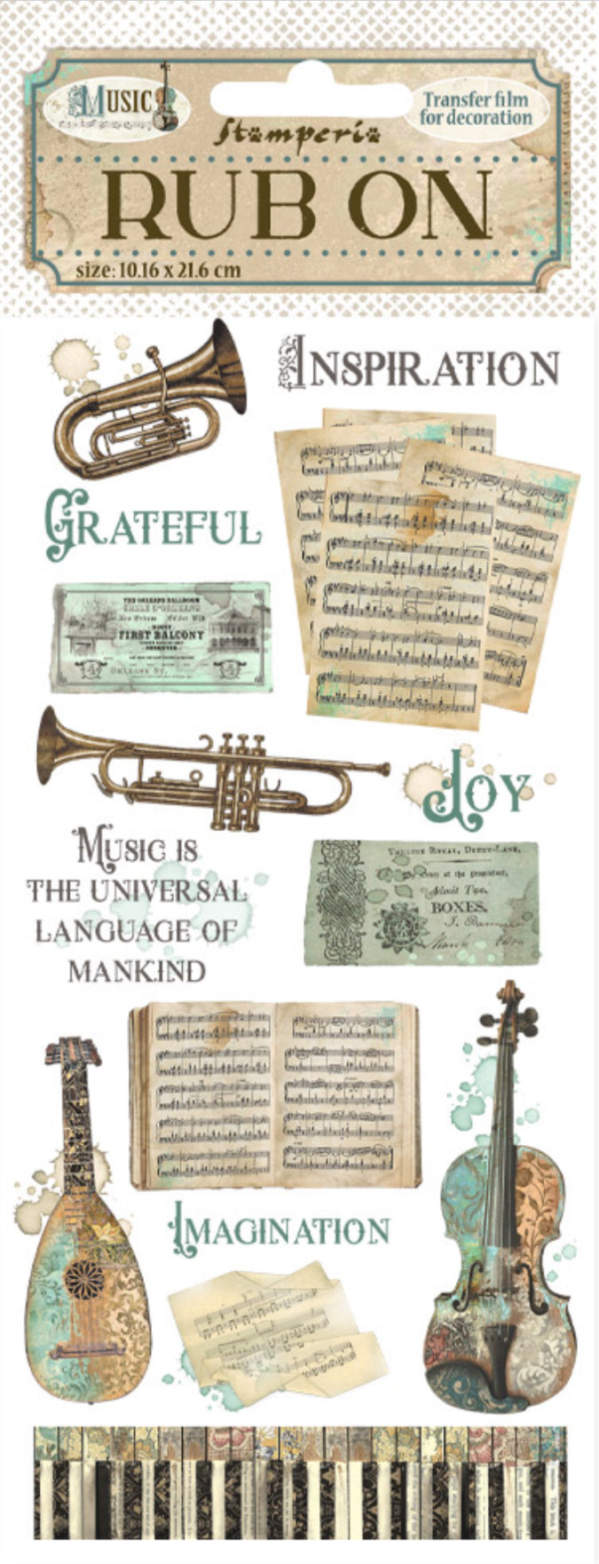 BUY IT ALL: Stamperia Music Collection