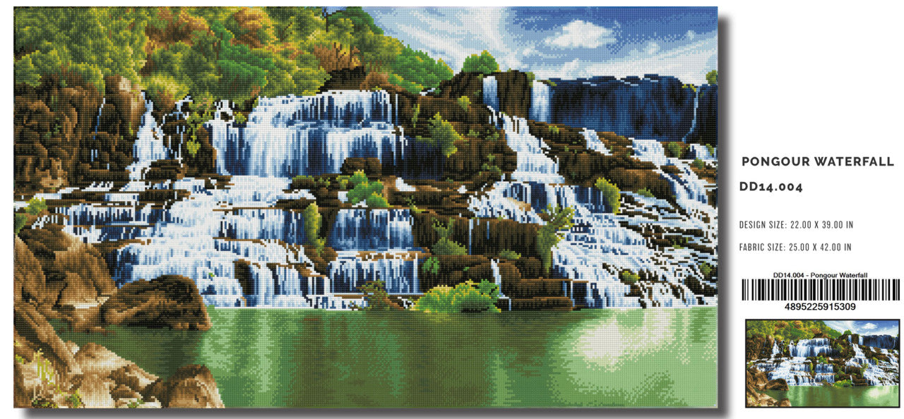 Diamond Dotz Pongour Waterfall