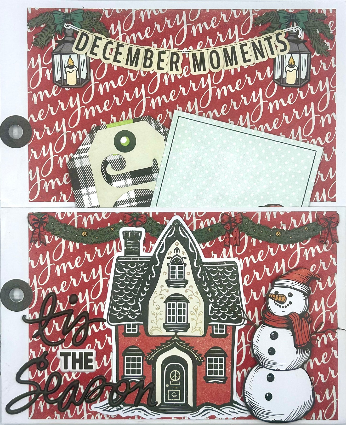 December Memories Interactive Binder Album