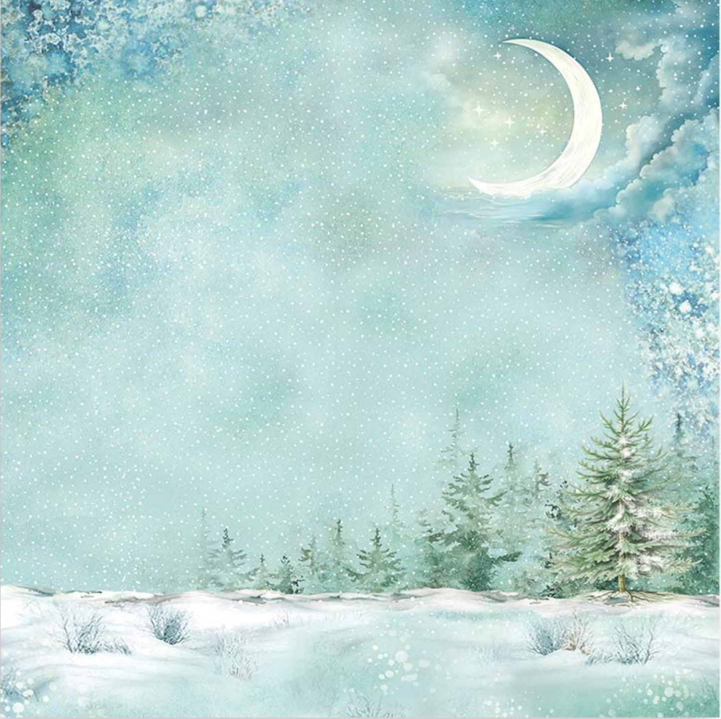 Stamperia Christmas Rose 12" x 12" Collectie Maxi Pad (22 enkelzijdig)