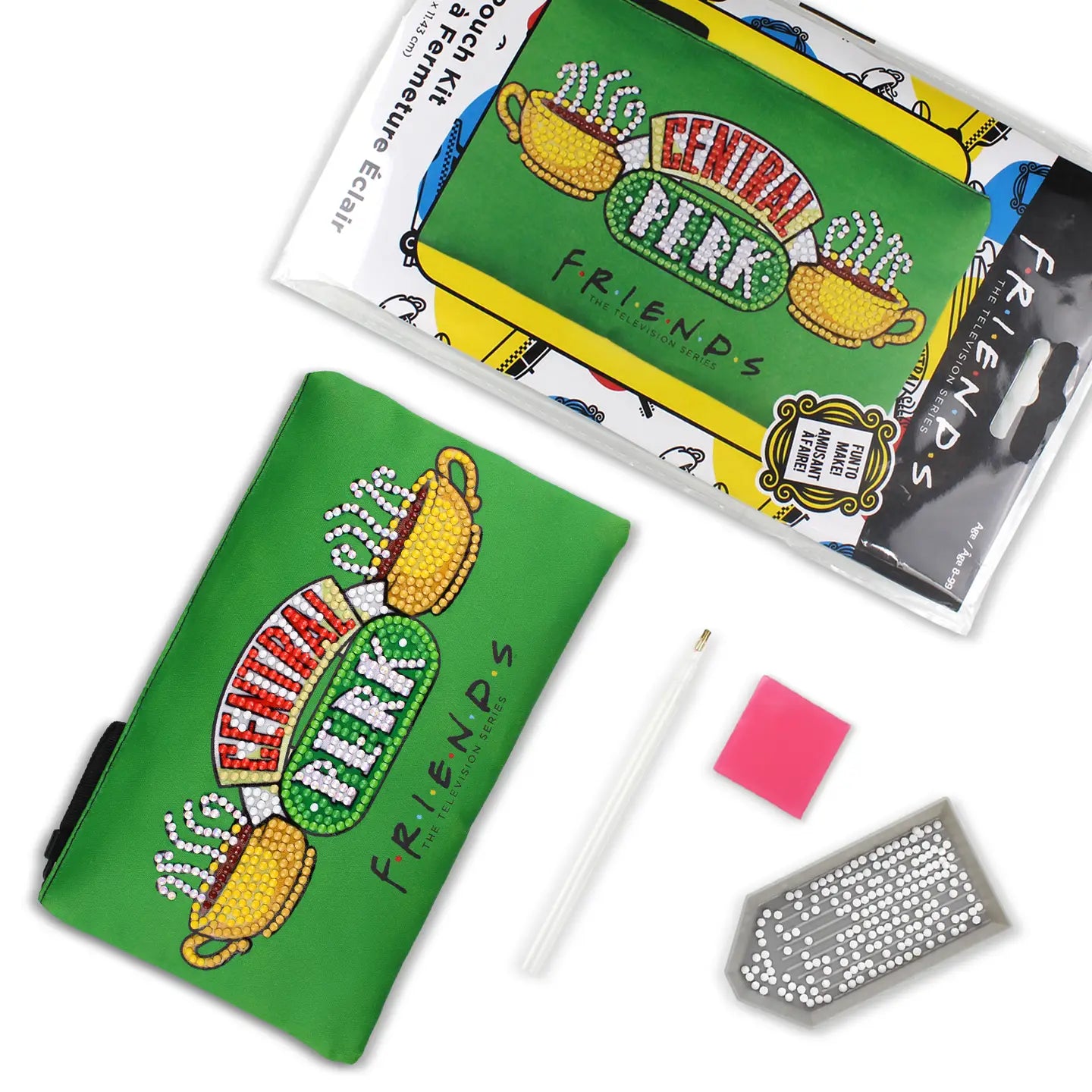 Camelot Dots Friends Central Perk Zipper Pouch
