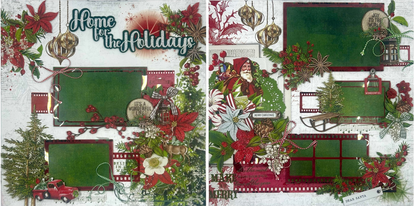 Holiday Sparkle 2-Page Layout