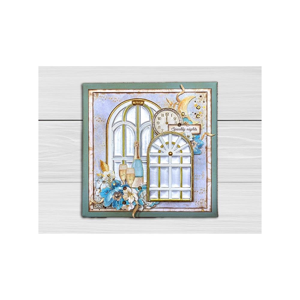 Stamperia Romantic Collection - Masquerade 8” x 8” Paper Pad