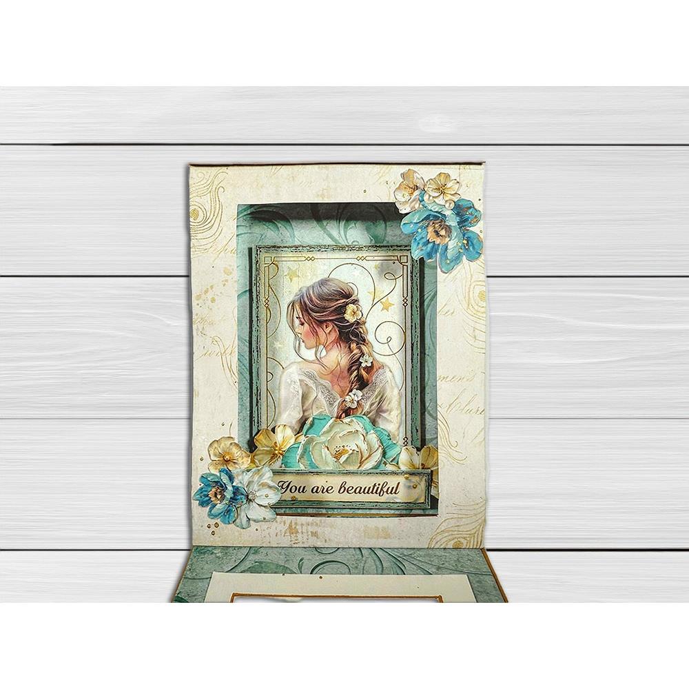 Stamperia Romantic Collection - Masquerade 8” x 8” Paper Pad