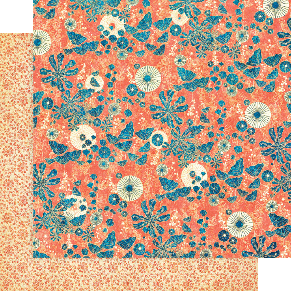 Graphic 45 Sunkissed 12x12 Collectors Edition Pack with Stickers
