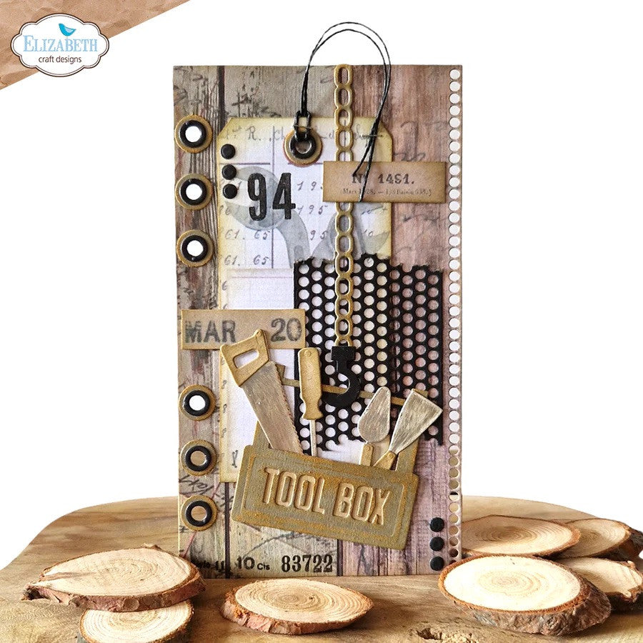 Elizabeth Craft Designs 2029 Sidekick Essentials 27 troqueles para caja de herramientas