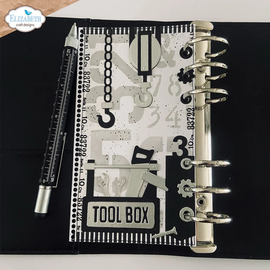 Elizabeth Craft Designs 2029 Sidekick Essentials 27 troqueles para caja de herramientas