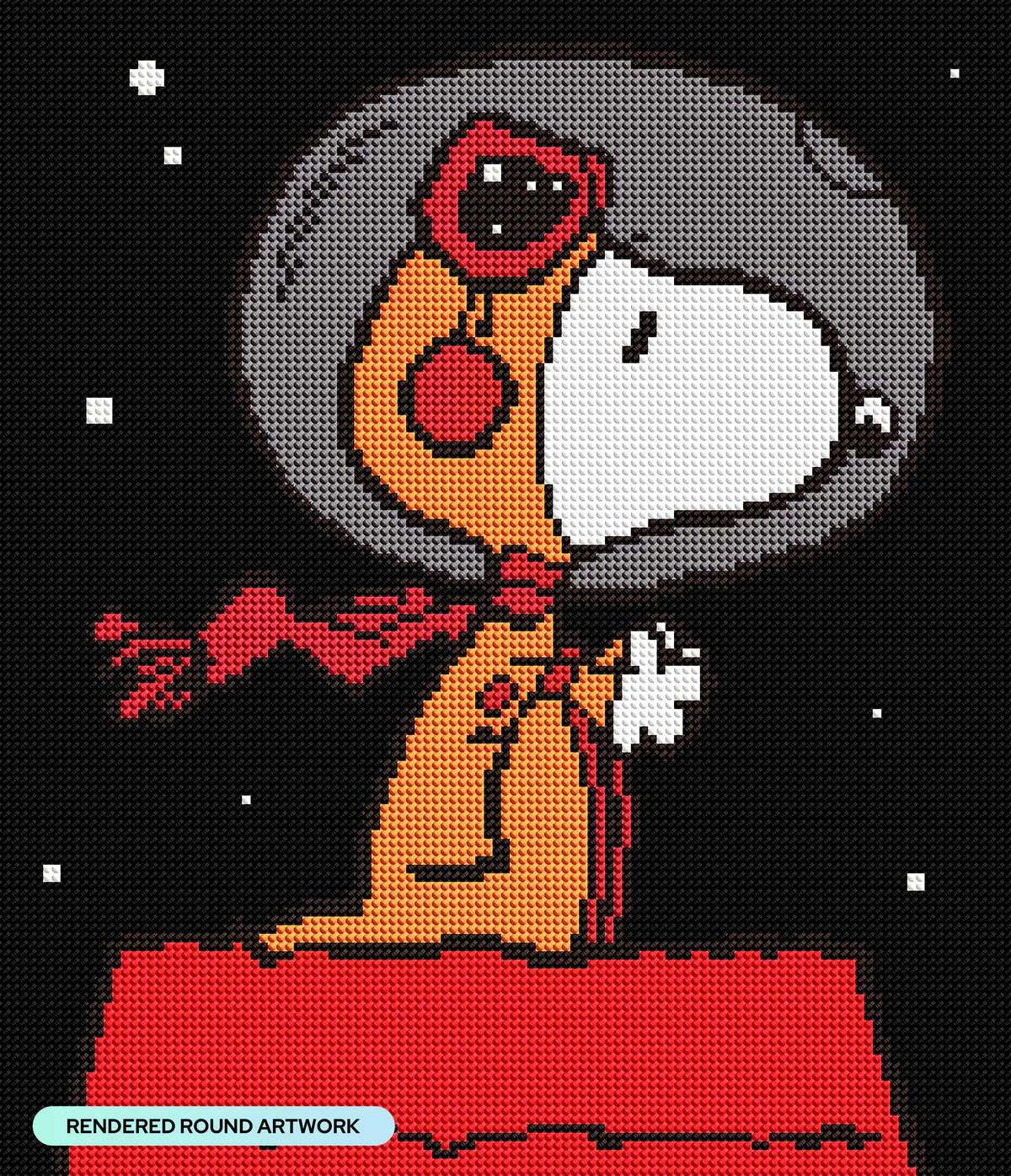 Diamond Art Club Earth To Snoopy