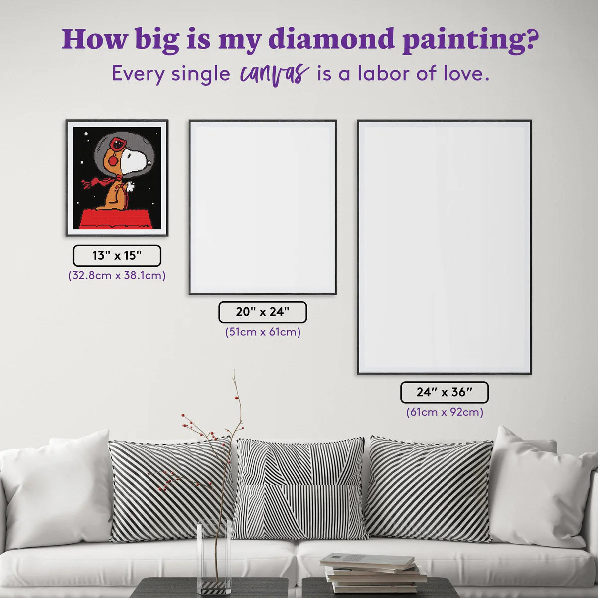 Diamond Art Club Earth To Snoopy