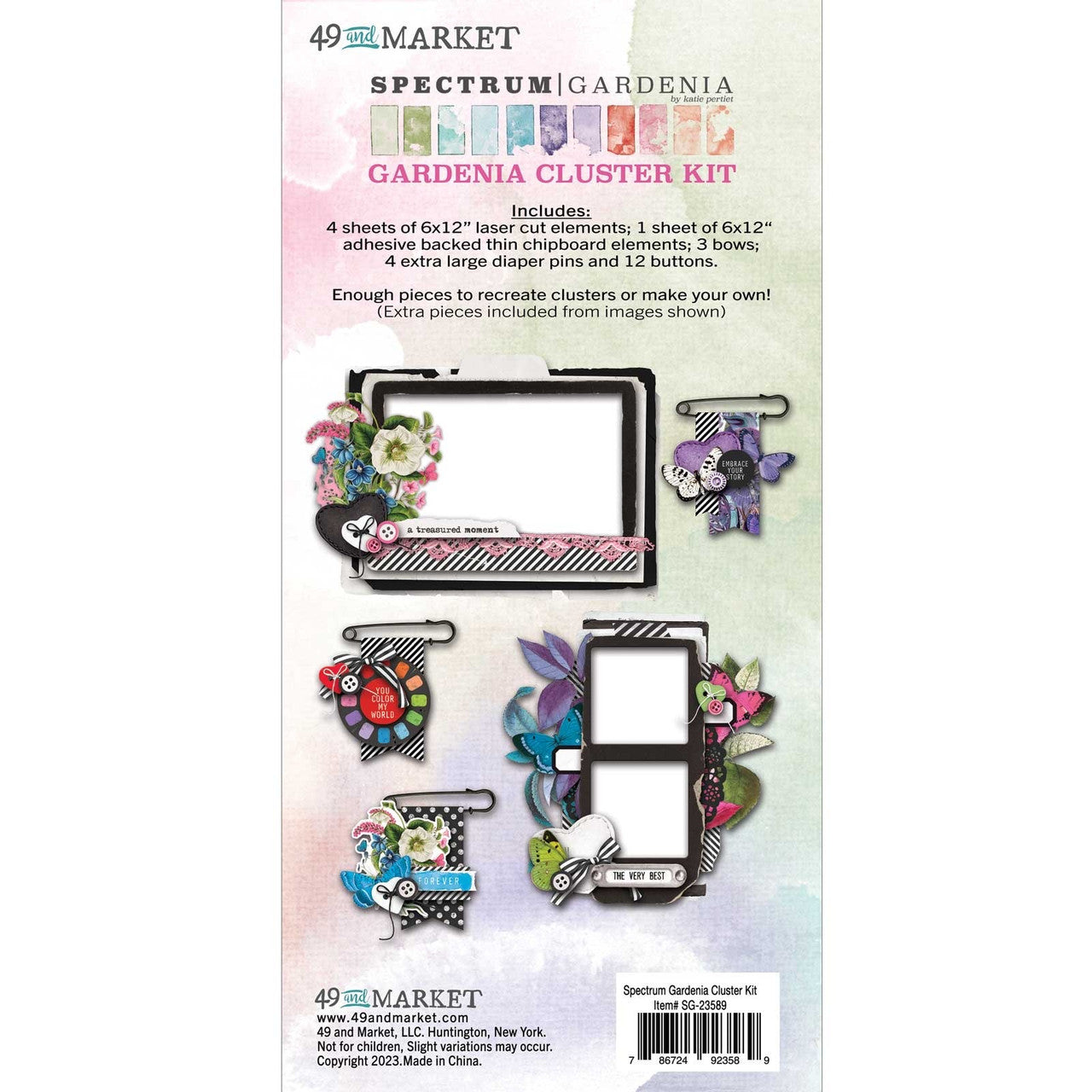 49 and Market Spectrum Gardenia Cluster Kit