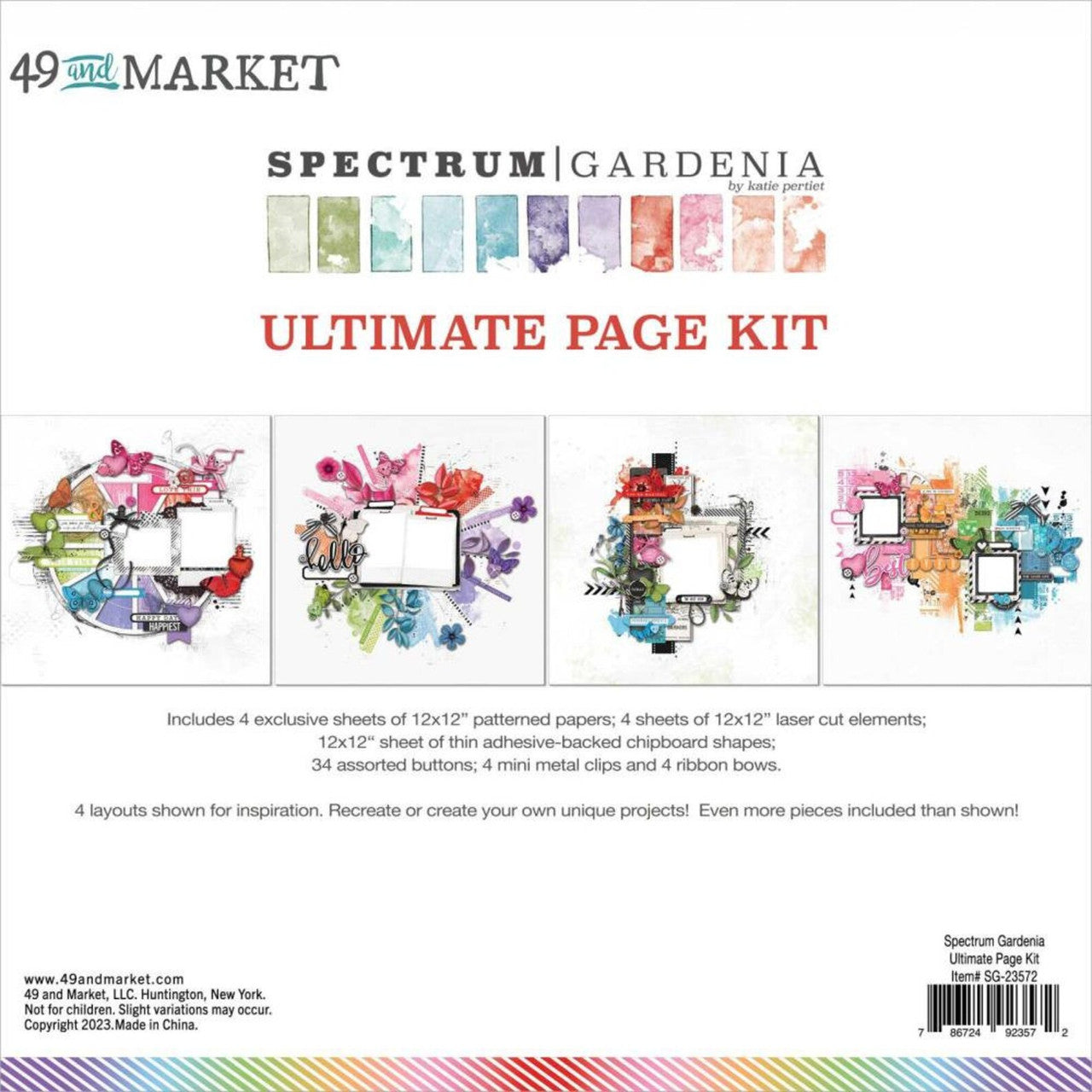 49 and Market Spectrum Gardenia Ultimate Page Kit