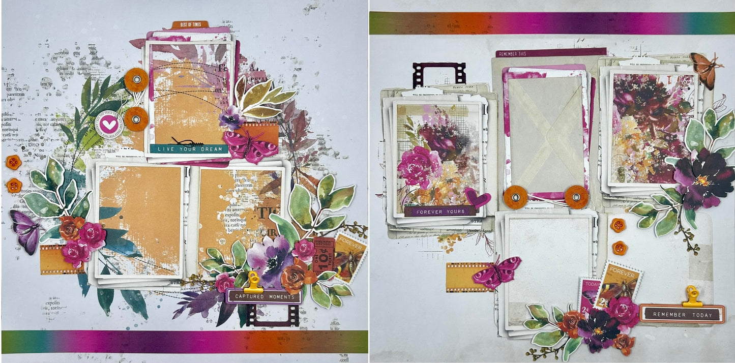 Live Your Dream 2-Page Layout