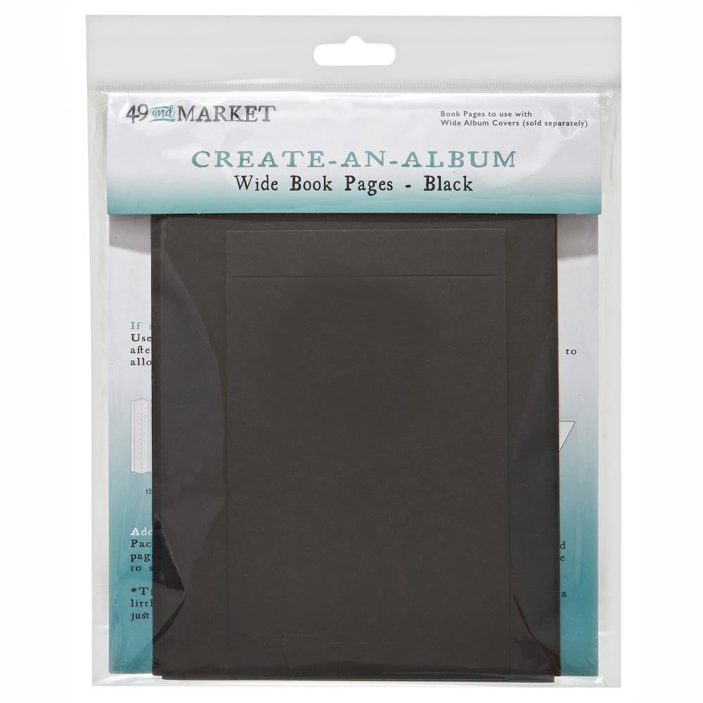 49 and Market Create An Album Black Wide Book Pages