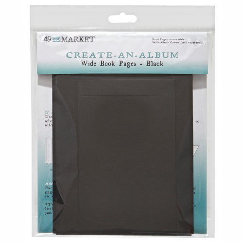 49 and Market Create An Album Black Wide Book Pages