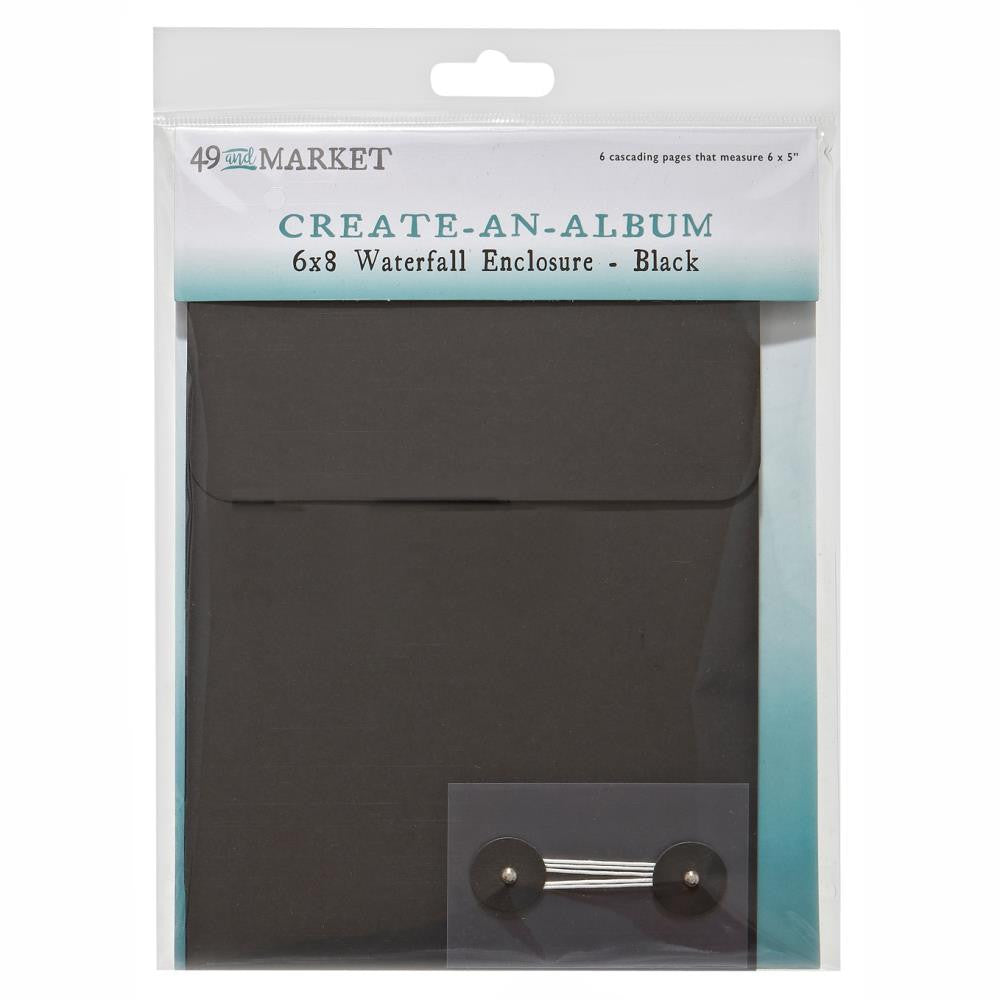 49 and Market Create An Album Black 6 x 8 Waterfall Enclosure