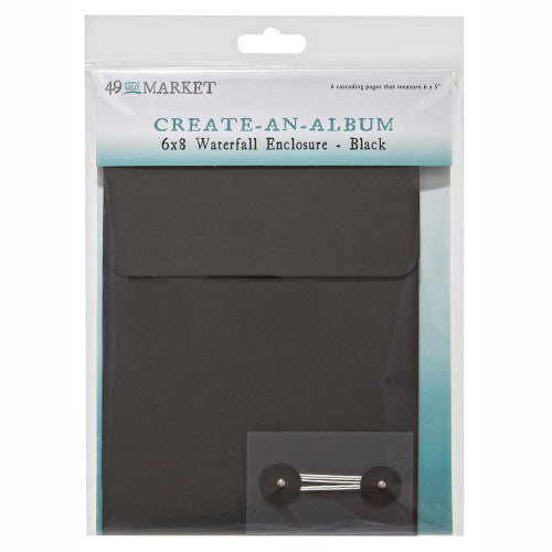 49 and Market Create An Album Black 6 x 8 Waterfall Enclosure