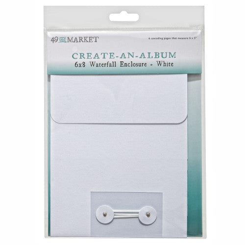 49 and Market Create An Album White 6 x 8 Waterfall Enclosure