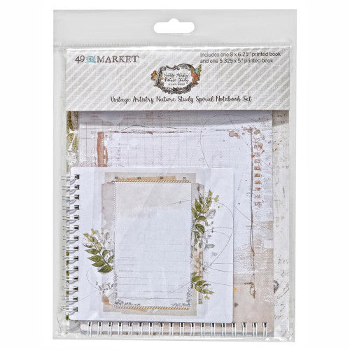 49 and Market Vintage Artistry Nature Study Spiral Notebook Set