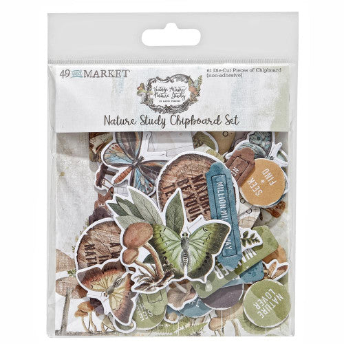 49 and Market Vintage Artistry Nature Study Chipboard Set