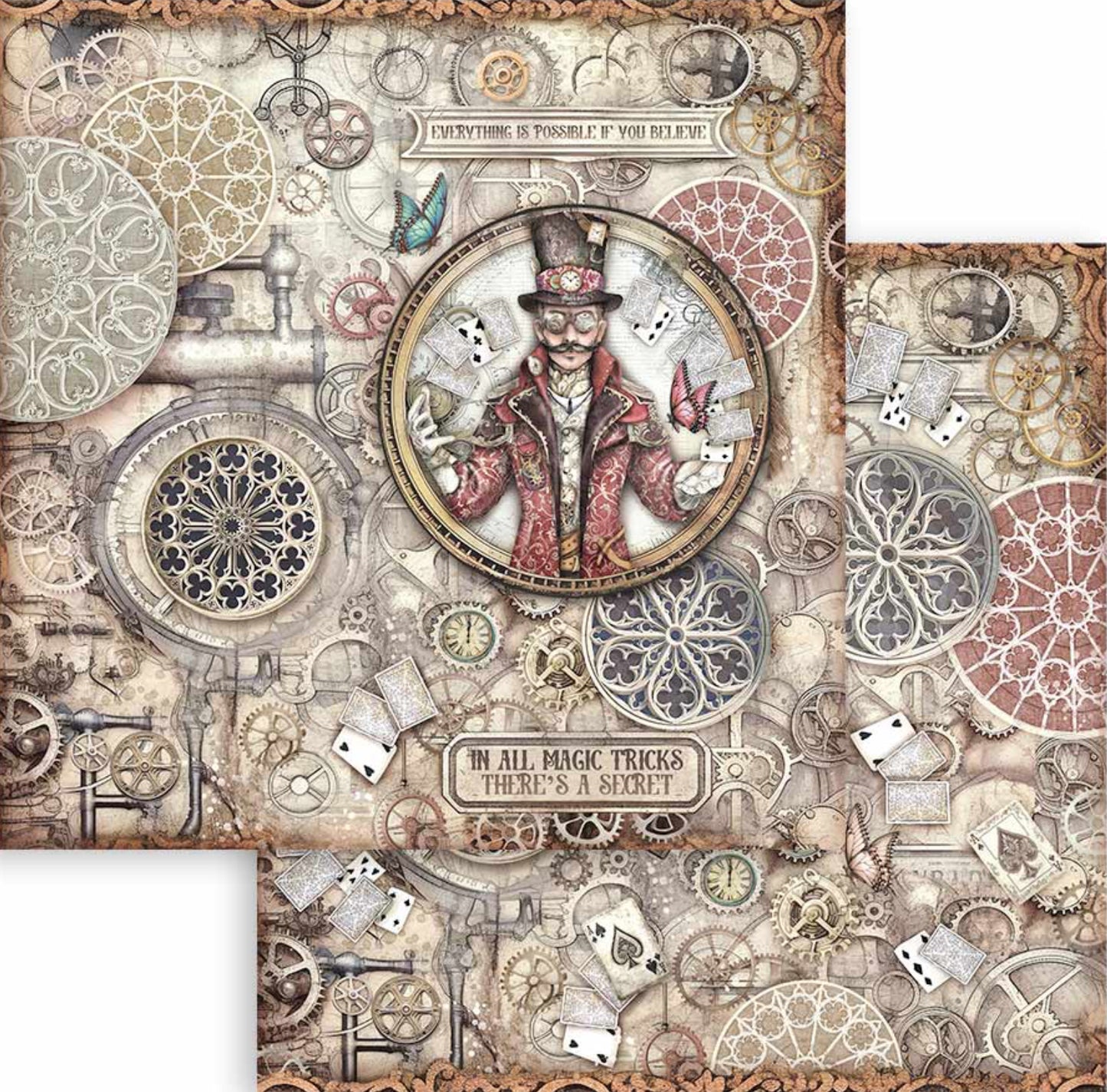 Stamperia Master of Magic 8” x 8” Paper Pad