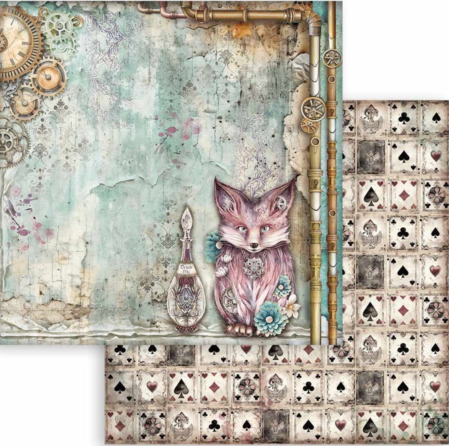 Stamperia Master of Magic 8” x 8” Paper Pad